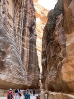 Siq into Petra